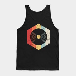 Retro 70s Vinyl Record Icon Tank Top